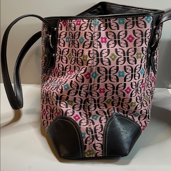 Fossil tote in f signature print and leath… - Picture 8 of 11